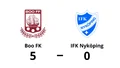 IFK Nyköping chanslöst mot Boo FK