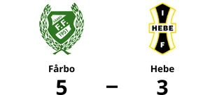 Förlust borta för Hebe