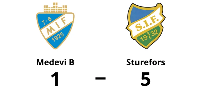 Eriksson mål räckte inte när Medevi B föll mot Sturefors