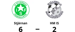 Mål av Jonatan Green och William Waerme när HM IS förlorade