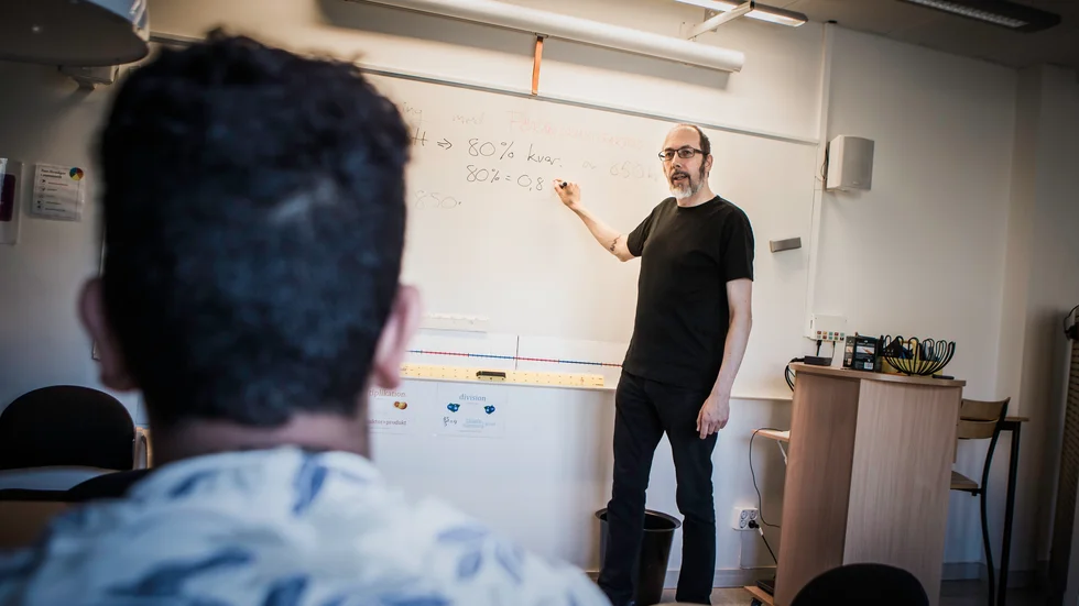 Mattias Westermark, biträdande kommunombud på Lärarnas riksförbund i Uppsala.