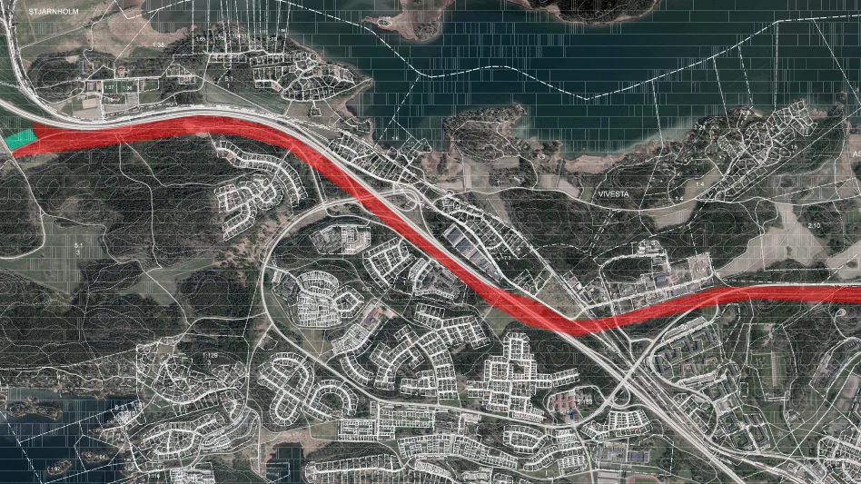 Enligt Vattenfalls nya förslag på dragning genom Oxelösund ska elledningen i huvudsak gå i den befintliga kraftledningsgatan, som dock kommer att breddas. De fastighetsägare som berörs av den tilltänkta sträckningen för kraftledningen kommer att bjudas in till ett skriftligt samråd.