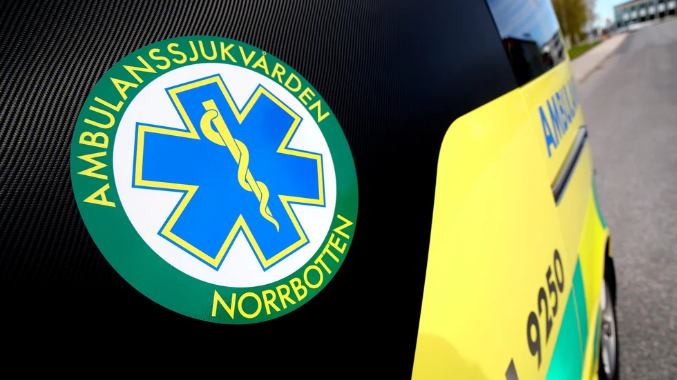 En singelolycka inträffade.