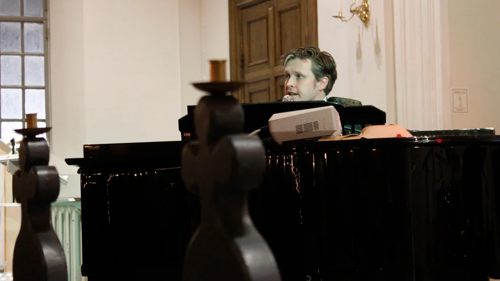 "Det var jättehärligt tyckte vi här uppe och det verkade som att publiken var med oss", sa Erik Gruvebäck efter konserten.