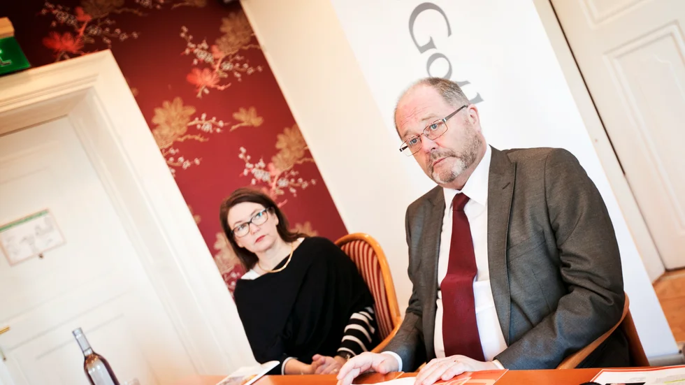 Här syns några av deltagarna vid höstens sista tipspromenad i Lunddalen.