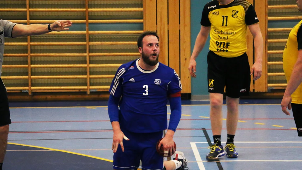 Andreas Viklund gjorde nio mål mot Lidingö, men Öjebyn var ändå aldrig nära. (Arkivibld)