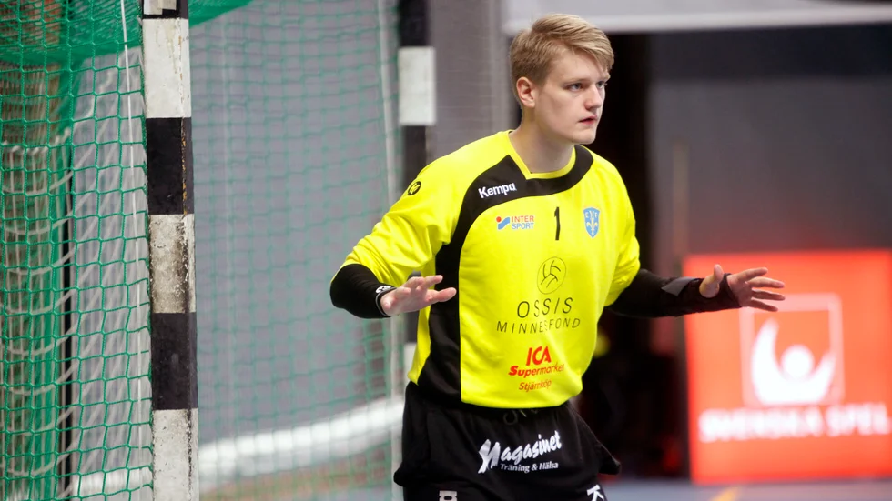 Målvakten Hampus Wallin var klart främste EHF-spelare.
