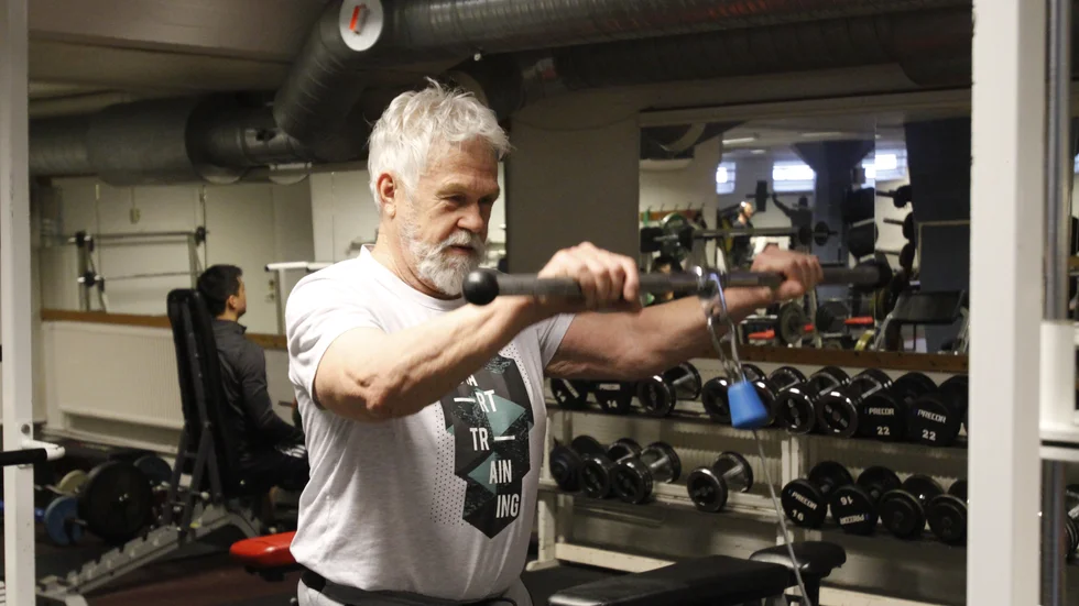 Jan-Erik Taudien säger att han följer rapporteringen om coronaviruset noga, men han fortsätter träna. "Nej, blir jag sjuk så blir jag väl det i alla fall", säger han.