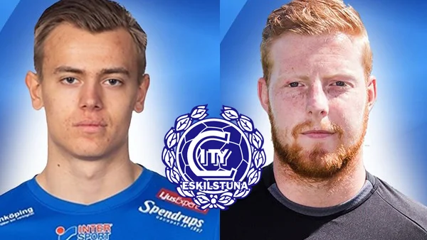 Jacob Andersson och Nick Volters ansluter till Eskilstuna Citys trupp inför 2020. 
