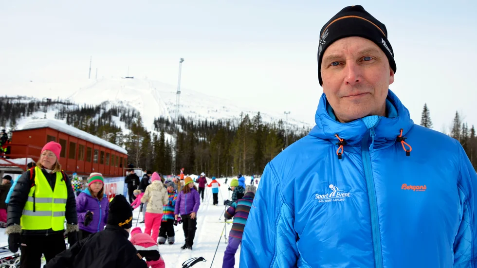 Stefan Nieminen, arrangör av Gällivarepremiären. 