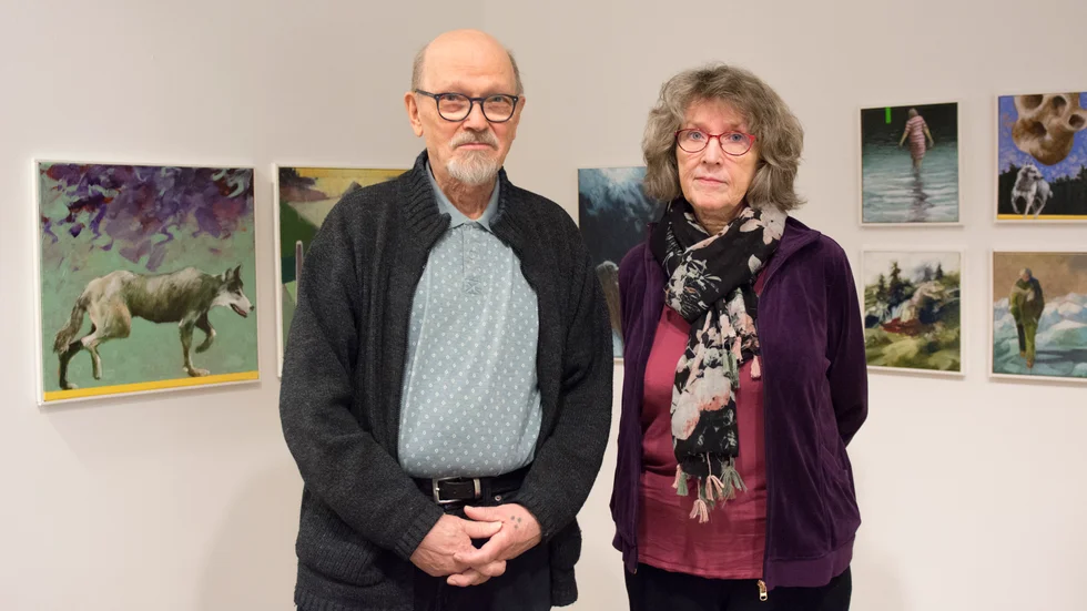 Konstnärsparet Bertil Sundstedt och Karin EE von Törne Haern har vigt sina liv åt konsten.