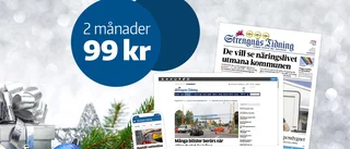 Ge bort Strengnäs Tidning i julklapp    