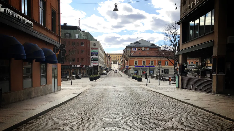 Sammantaget har antalet människor som rör sig i centrala Uppsala minskar med 48,8 procent enligt Uppsala citysamverkans mätningar. 