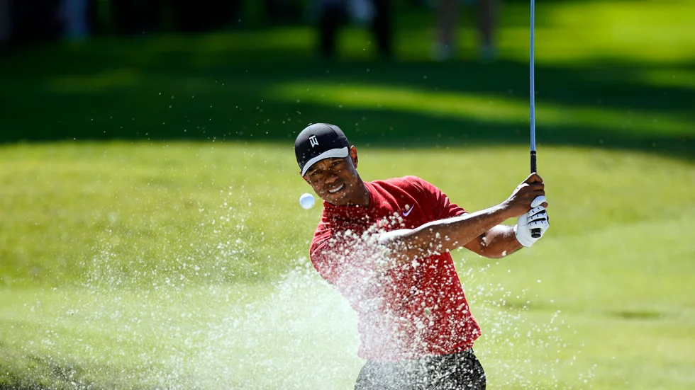 Får Tiger Woods och resten av golfstjärnorna spela utan publik framöver? Arkivbild.