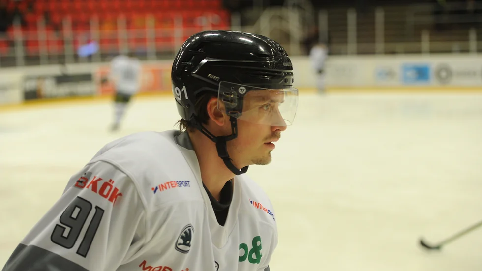 Marcus Lindblom, här inför sista matchen med gänget, kvalmatchen borta mot Nybro.