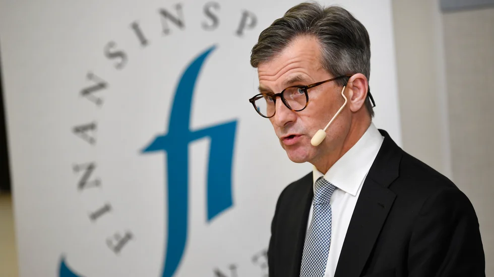 Finansinspektionens generaldirektör Erik Thedéen. Arkivbild.