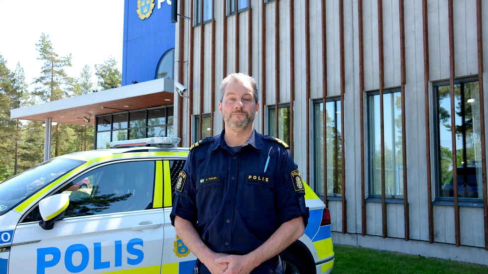Lokalpolisområdeschefen Anders Pleijel bekräftar att personal vid Västerviks arrest drabbats av covidsmitta.