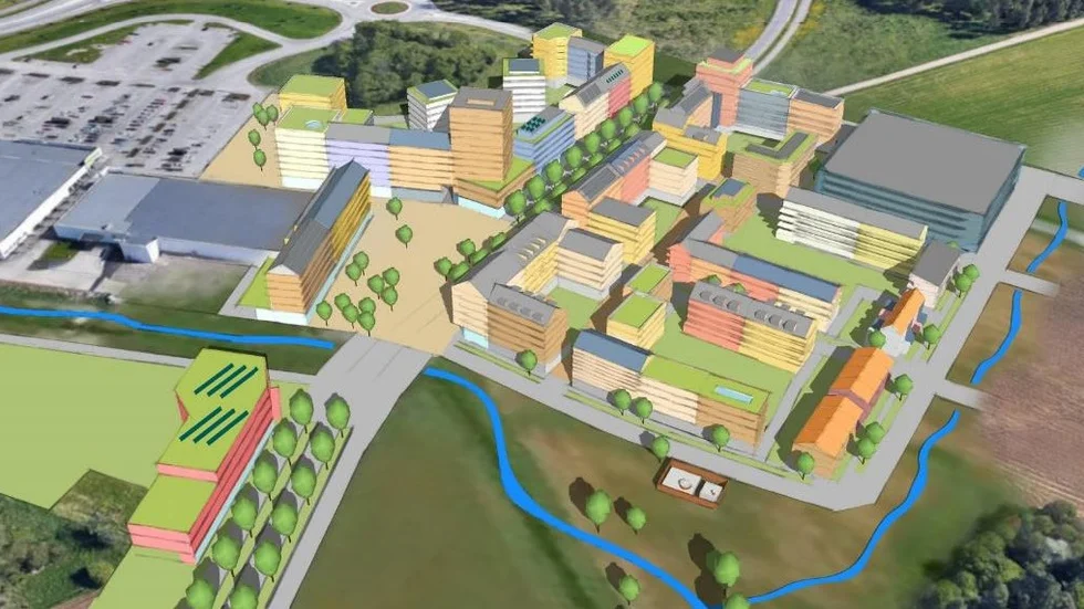 På tisdag ska kommunfullmäktige anta en detaljplan med 800 lägenheter  för Djurgården(vid City Gross). 