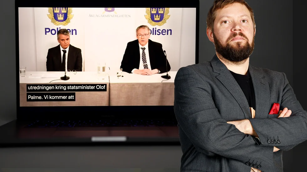 "Spekulationerna kring Palmemordet saknar inte underhållningsvärde, men den hårfina gränsen mellan nyfikenhet och mani har passerats med god marginal". 
