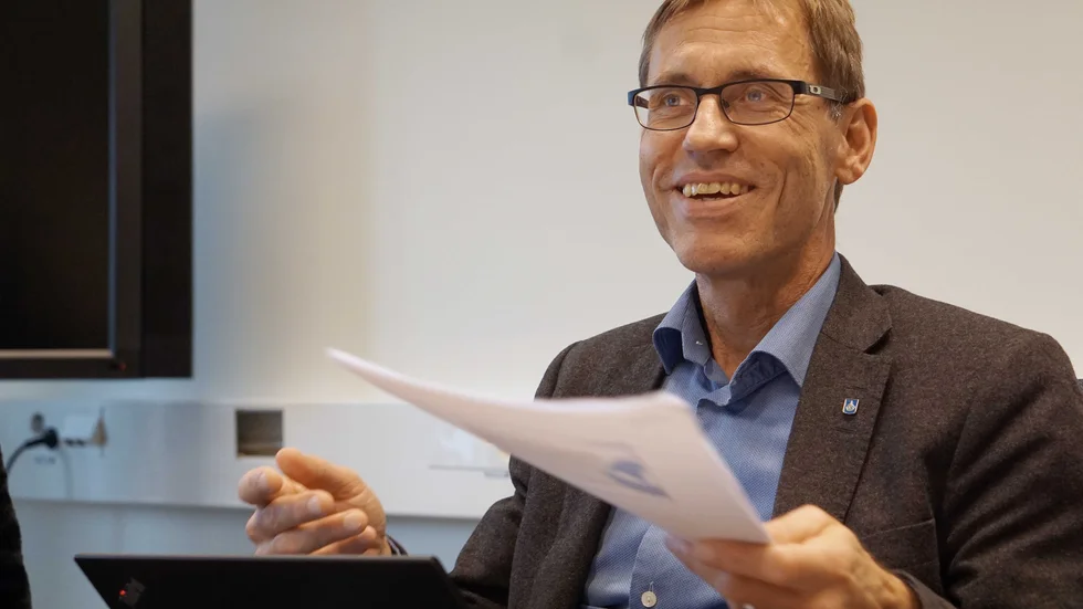 Barn- och utbildningschefen Magnus Bengtsson berättar att det statliga tillskottet är en viktig del i hans miljardbudget. Arkivbild.