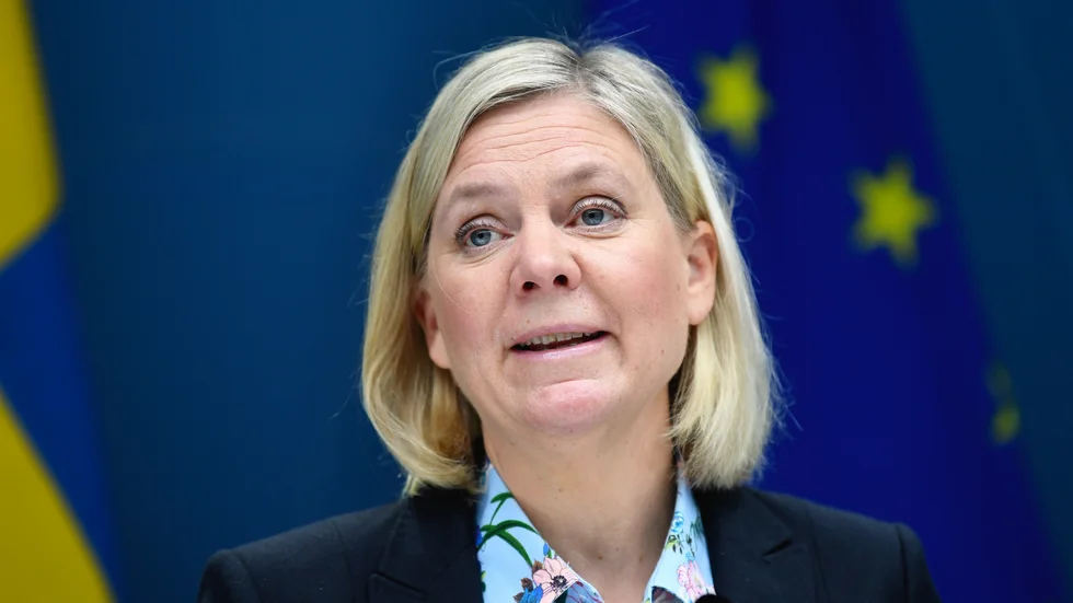 Finansminister Magdalena Andersson (S) har stort utrymme att lånefinansiera mer stödåtgärder, enligt kapitalförvaltaren Peder Beck-Friis på amerikanska Pimco. Arkivbild.