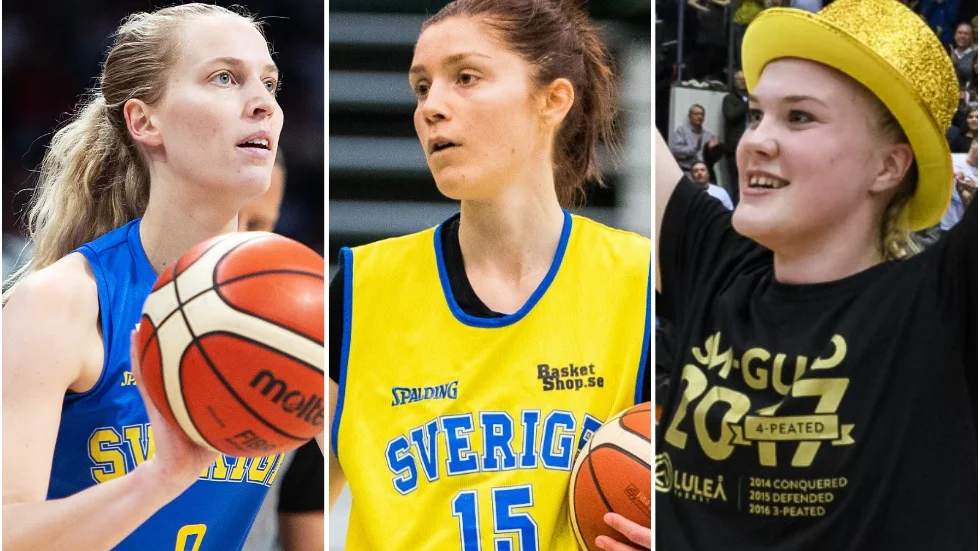 Ellen Nyström, Josefin Vesterberg och Allis Nyström.