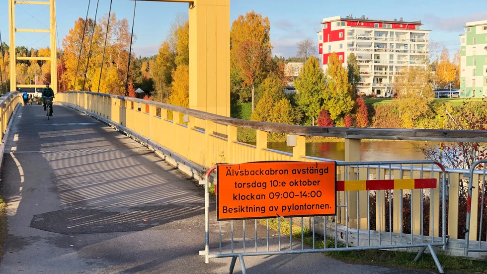 På onsdagsaftonen skyltades det för det kommande arbetet.