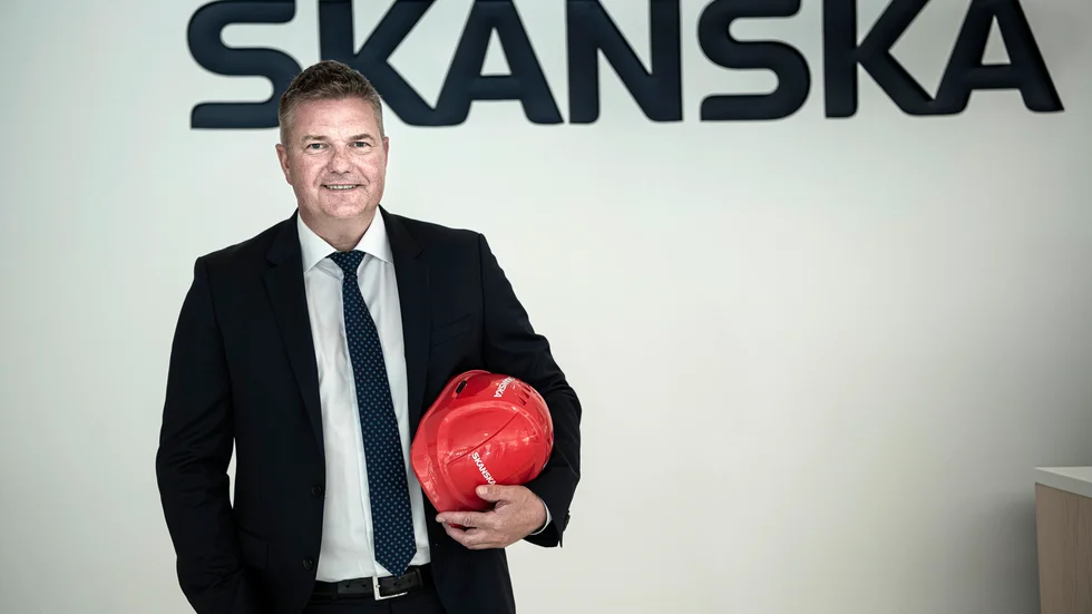 Anders Danielsson, vd för Skanska. Arkivbild.