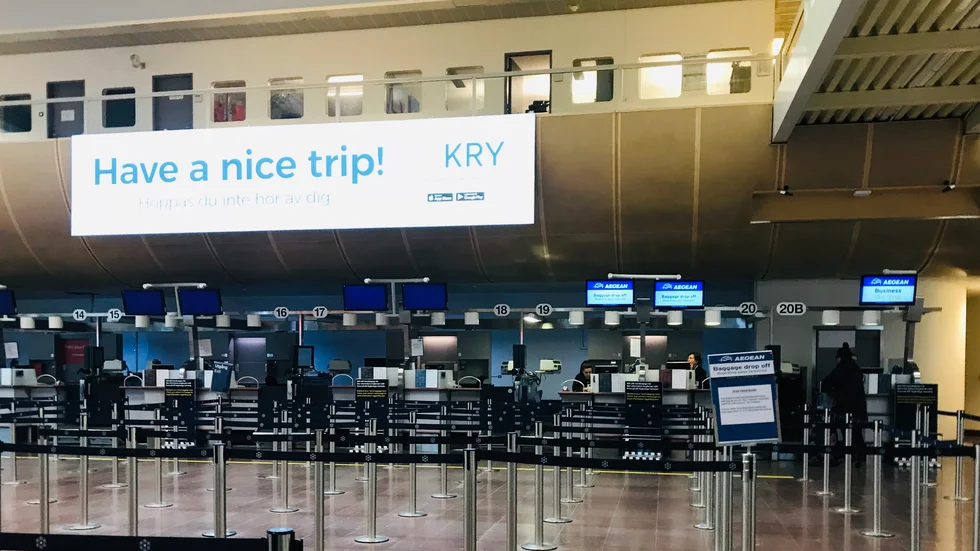 Arlanda flygplats. 
