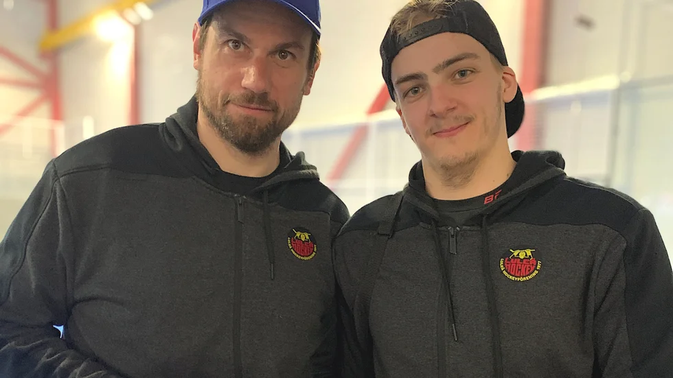Niklas Olausson och Isac Brännström var bäst när Luleå Hockey spelade padel.