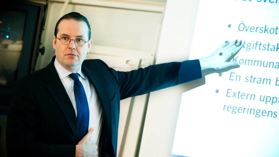 När det begav sig. Anders Borg ger strama direktiv om offentligt sparande.