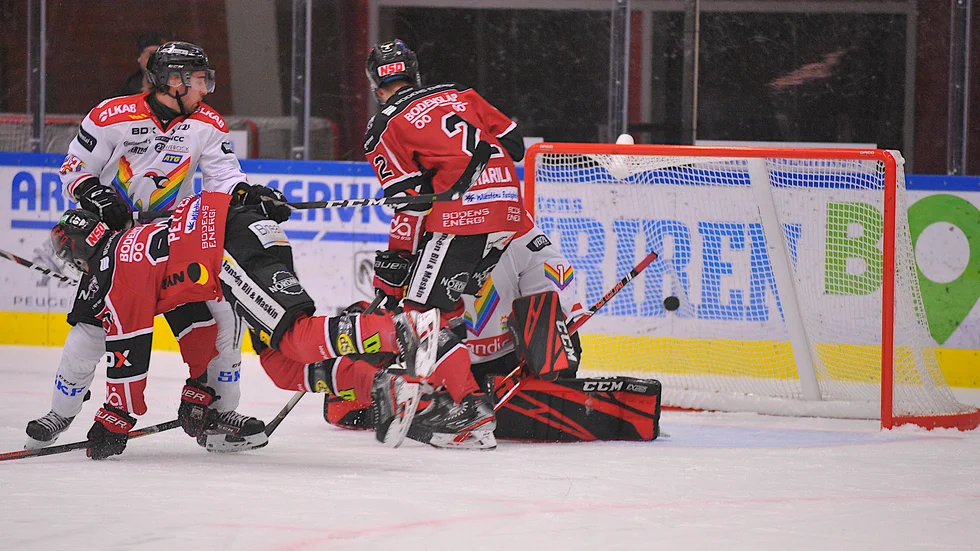 Christian Pettersson lyckades, liggandes i luften, vrida in 1–0 bakom Kirunas bäste spelare målvakten Jesper Eriksson när Allettan startade med ett länsderby.