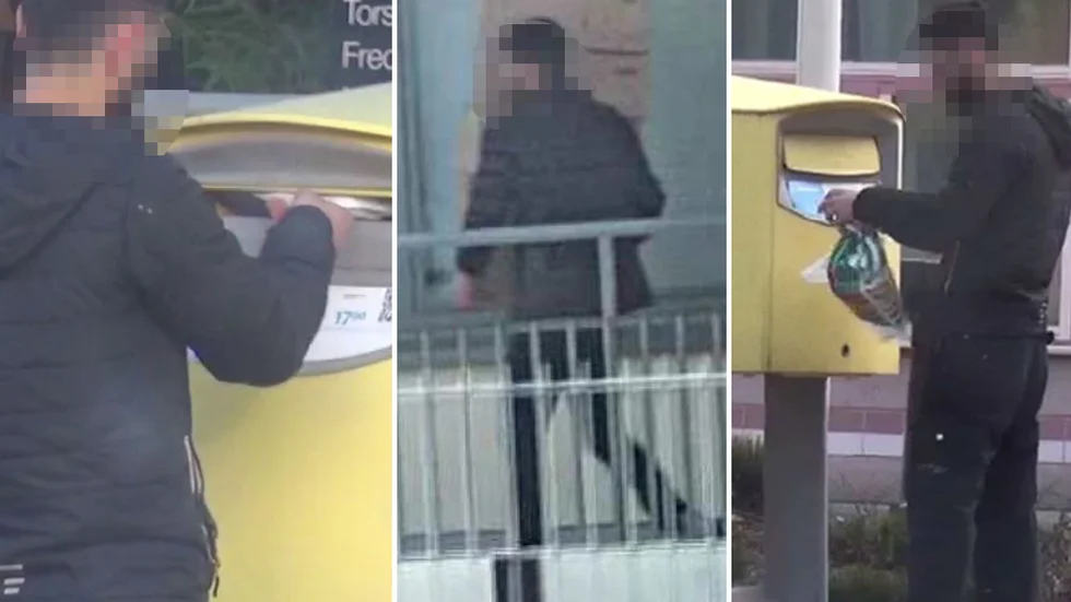 Polisen har dokumenterat 48 tillfällen när 24-åringen postat försändelser i bland annat Uppsala, Sigtuna, Västerås och Upplands Väsby.   