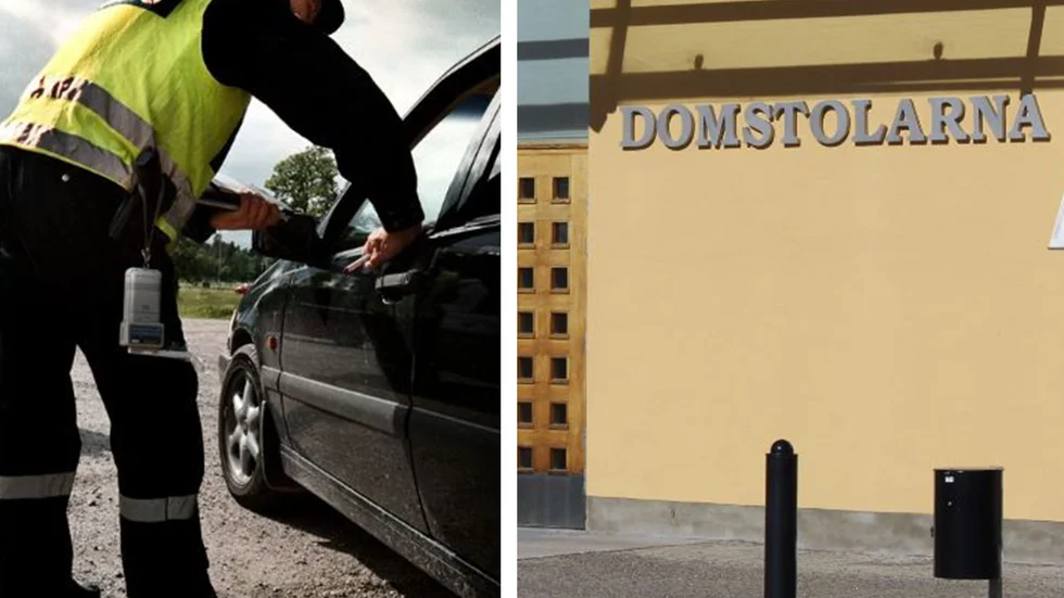 En 42-årig kvinna stoppades i en blåskontroll på Smålandsvägen.  