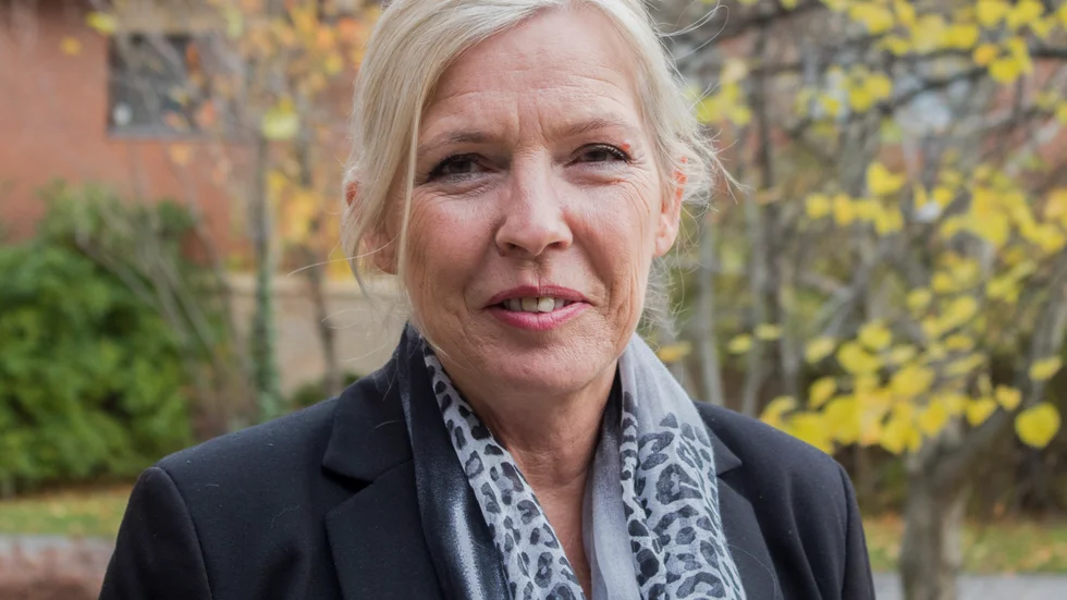 Kommunens marknadschef Eva Rådander är spindeln i nätverket för arbetet med att få till ett upplevelsecenter med tema matproduktion i Mjölby.