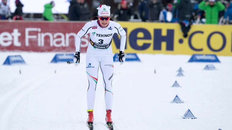 Sofia Henriksson var på pallen i Volkswagen Cup i Idre. (Arkivbild)