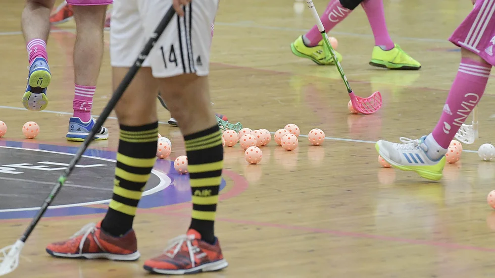 Finalspelet i ungdoms-DM i innebandy har avgjorts (bilden är tagen i ett annat sammanhang).