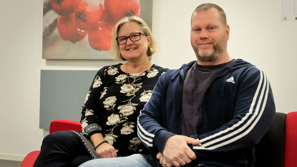 ”Tanken är att Bostad först ska vända sig till den som vill ha en förändring i livet, motivationen är viktig” säger Eva-Lena  Nordstrand, teamledare vid vuxenteamet i Enköping och Thord Jansson, behandlingsassistent i nöppenvården.