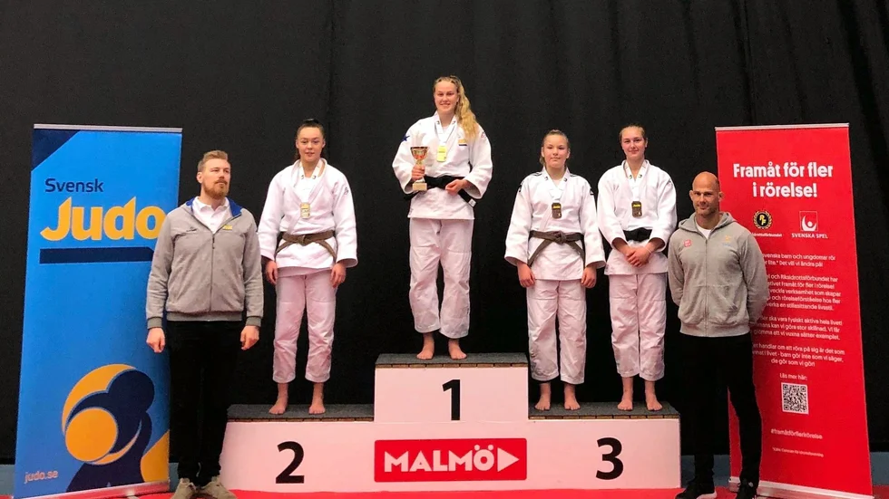 Denise Malmsten hamnade på pallen två gånger om på SM.