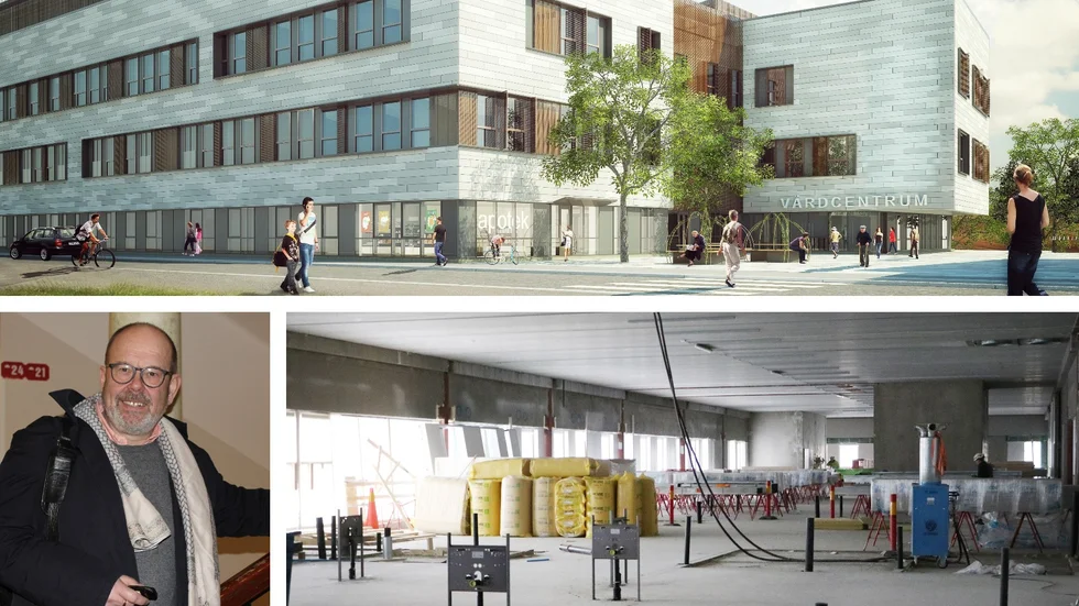 I Finspång byggs Östergötlands första vårdcentrum som ska ge invånare mer vårdande insatser på nära håll och samtidigt avlasta sjukhusen. Magnus Oweling är närsjukvårdsdirektör i Finspång.