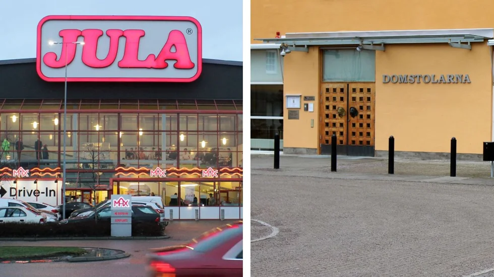 En tonårspojke var beväpnad med kniv när han ertappades med att stjäla på Jula. 