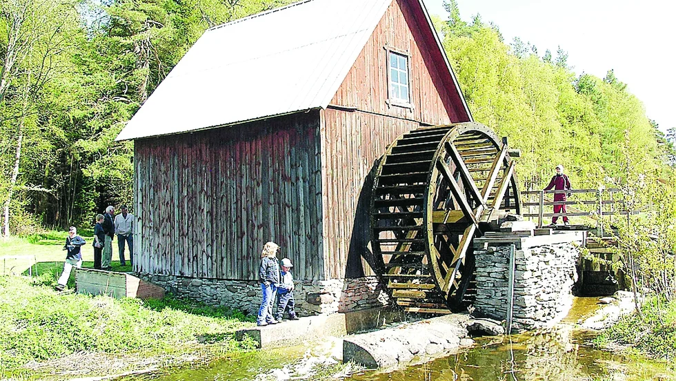 Kvarnhjulet vid Norrbys. 