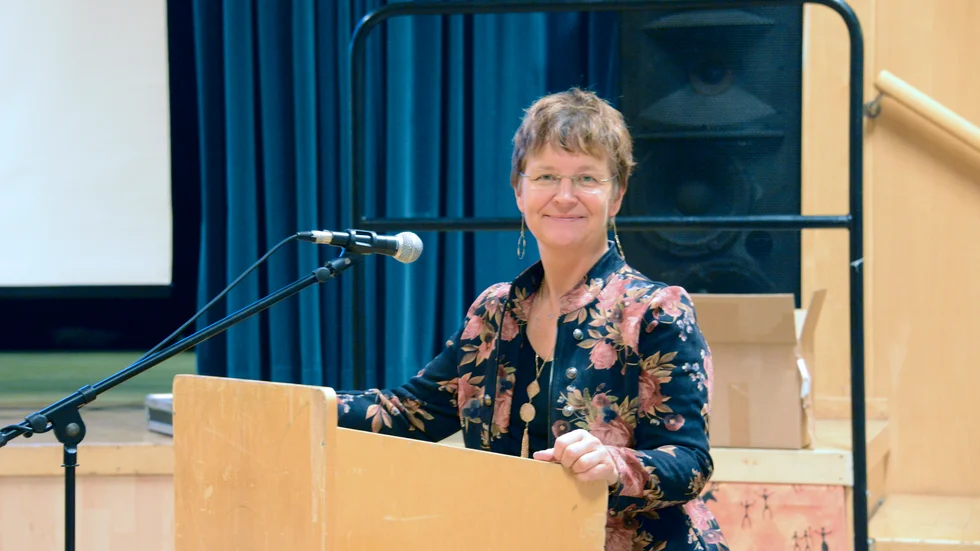 Arjeplogs kommunalråd Britta Flinkfeldt (S), välkomnar de extra kostnadsutjämningsmiljonerna. (Arkivbild)