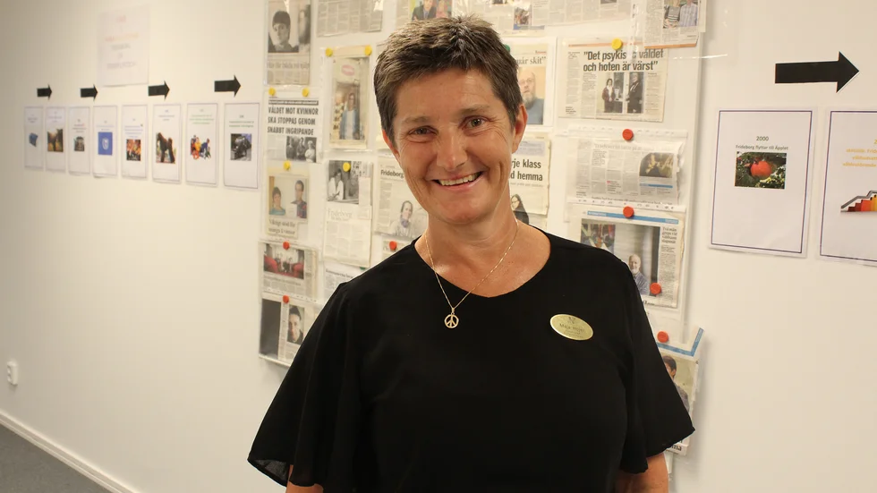 Enhetschef Maja Höjer var med när 25-årsjubilerande Frideborg startade 1994.