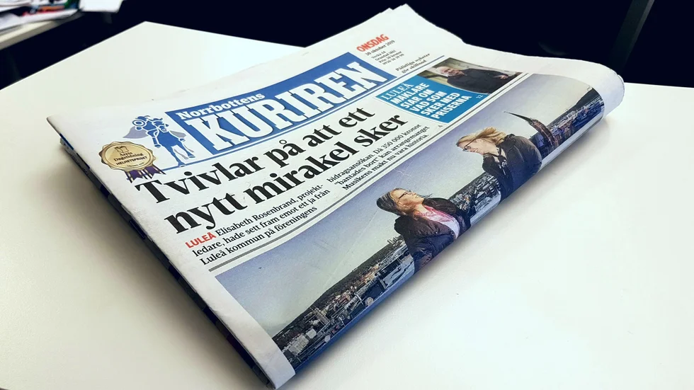 Norrbottens-Kuriren har ansökt om presstöd för 2020.