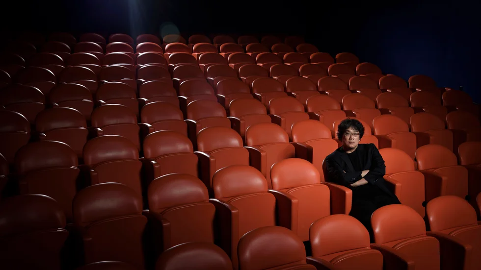 Bong Joon-Ho fick Guldpalmen i Cannes för "Parasit" förra året. Men i år kommer salongerna att eka tomma på festivalen. Arkivbild.