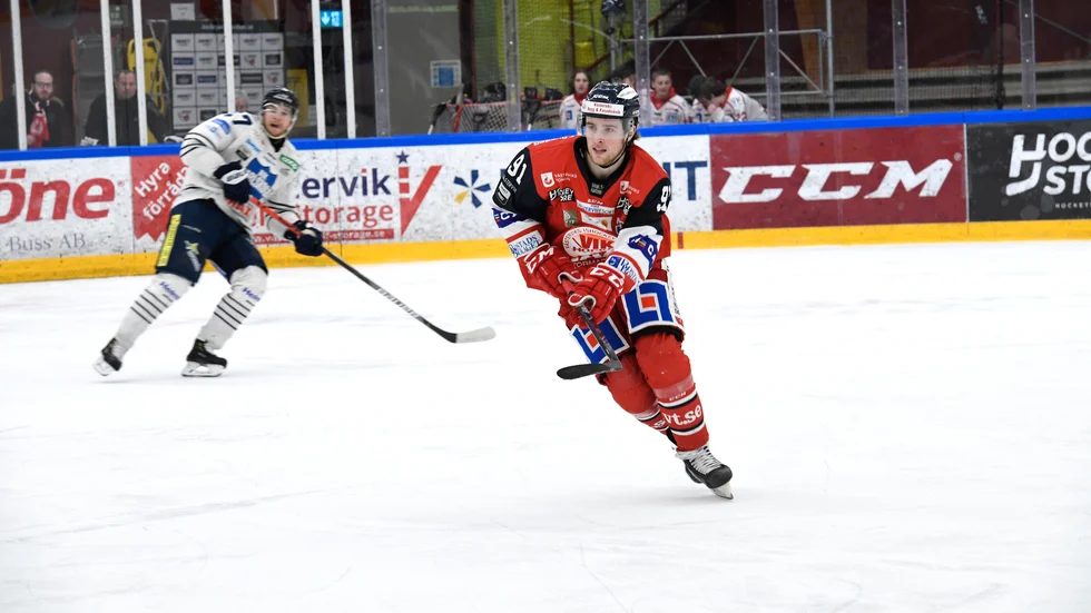 Målskytten Tim Wahlgren belönas med två Koggar.