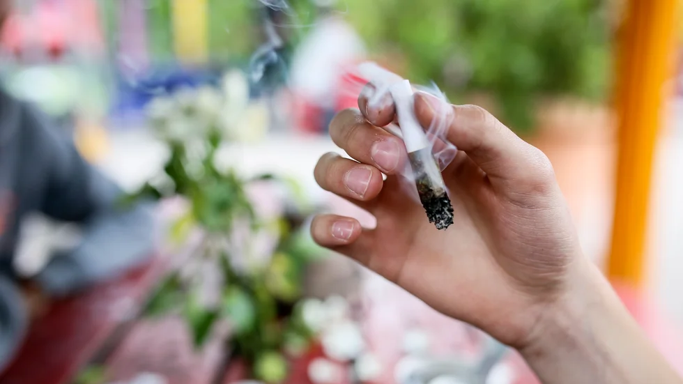 KD öppnar för att utreda en avkriminalisering av cannabis, något som debattören starkt vänder sig emot.