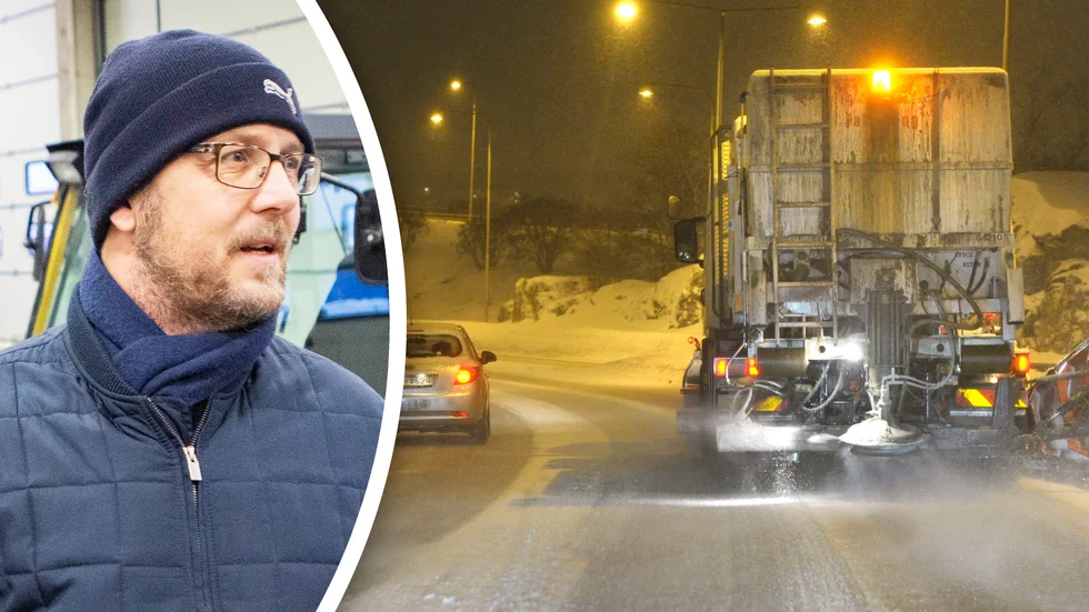 Isak Malm, avdelningschef för gata/park, vill införa en ny teststräcka på gotländsk väg där man bland annat testar att salta vägbanan vintertid.