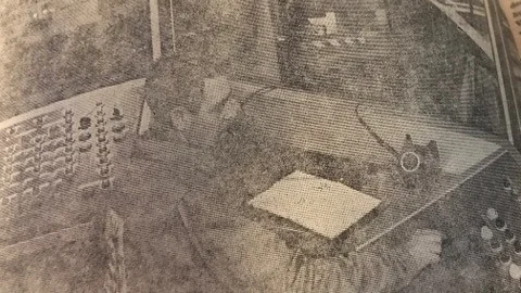 Kuriren för 50 år sedan: Baptistkyrkans kör under ledning av Lars Lundin medverkade i söndagens radiosända gudstjänst.